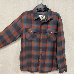 Dakota Grizzly Men's Thermal Lined Flannel Jacket (Medium)